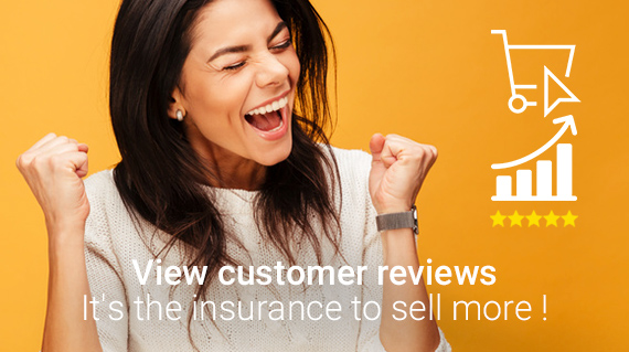 Display customer reviews is a sure way to sell more!